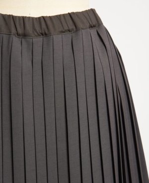 画像3: gomme　プリーツツイルパンツ 　2；チャコール　　サイズ；M (3)