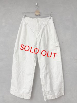 画像1: Veritecoeur     ワンサイドPパンツ　　white　 (1)