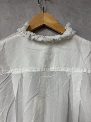 画像5: Veritecoeur     フリルノースリーブ　　aq white　    サイズ；F (5)