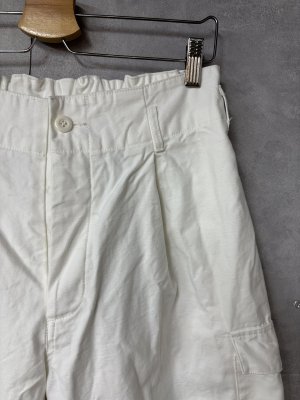 画像2: Veritecoeur     ワンサイドPパンツ　　white　    (2)