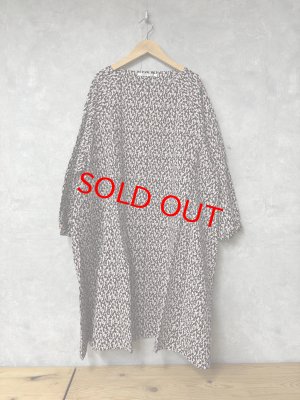 画像1: LILOU+LILY 　60LAWN　RIPPLE WIDE TUNIC　　size:38 (1)