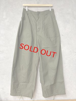 画像1: Veritecoeur     ワイドベーカーパンツ　　khaki    サイズ；F (1)