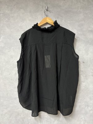 画像4: Veritecoeur     フリルノースリーブ　　aq black　    サイズ；F (4)