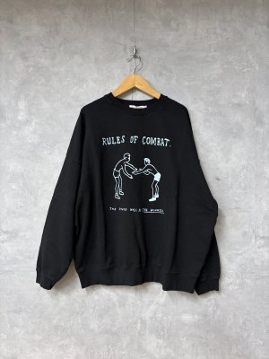 画像1: ALL HOURS 　　8.8oz　Swest WRESTLING 　C.BLACK   サイズ:1 (1)