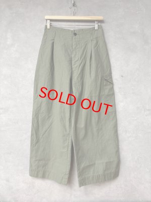 画像1: Veritecoeur     ワンサイドPパンツ　　khaki　 (1)