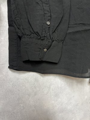 画像3: Veritecoeur     フリルブラウス　　aq black サイズ；F (3)