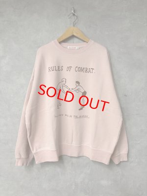 画像1: ALL HOURS 　　8.8oz　Swest WRESTLING  B.pink　　サイズ:1 (1)