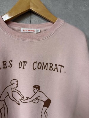 画像2: ALL HOURS 　　8.8oz　Swest WRESTLING  B.pink　　サイズ:1 (2)