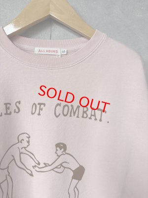 画像2: ALL HOURS 　　8.8oz　Swest WRESTLING  B.pink　　サイズ:1 (2)