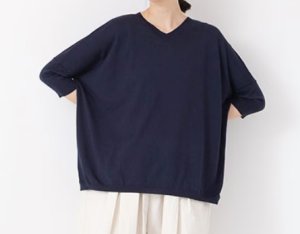 画像6: Veritecoeur　　5COL V-NECK　　　サイズ；F (6)