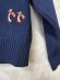 画像3: 2026年春夏　DENIMDUNGAREE　PENNIE Cotton Knit Sweater　　4；紺　　サイズ；M (3)