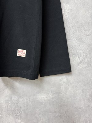 画像2: 2026   快晴堂　　長袖UNI-Tシャツ エアーポート3レター　　 5；ブラック　 (2)