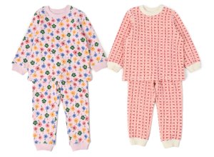 画像1: OCEAN&GROUND 　GIRL'Sニットキルトパジャマ　 (1)