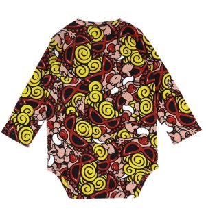 画像2: MY FIRST HYSTERIC　HYS MINI JAM PACK総柄 長袖ロンパース　　　90；マルチ (2)