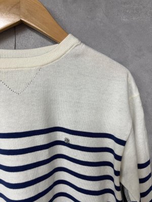 画像2: 2026春夏　FITH  　Striped Cotton Knit Docking Tee　　1；白　　サイズ；155 (2)