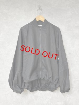 画像1: LILOU+LILY 　TENCEL BALOON SLEEVE JACKET 　BLACK　size:38 (1)