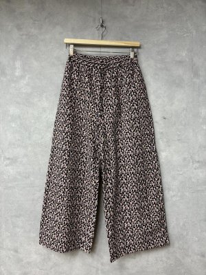 画像1: LILOU+LILY 　60LAWN　RIPPLE WIDE パンツ　C.BLACK　size:38 (1)