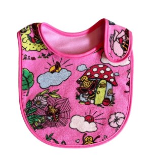 画像1: MY FIRST HYSTERIC　Sweety Buzz総柄 スタイ　　26；ピンク (1)