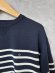 画像2: 2026春夏　FITH  　Striped Cotton Knit Docking Tee　　4；紺　　サイズ；155 (2)