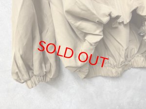 画像2: LILOU+LILY 　TENCEL BALOON SLEEVE JACKET 　A.BEIGE　size:38 (2)
