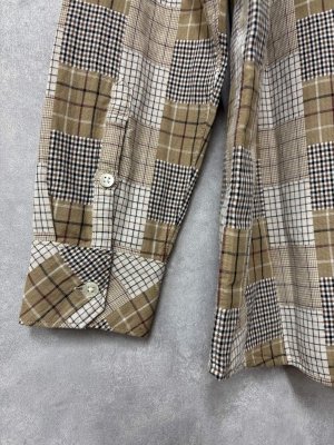 画像4: 2026春夏　FITH  　パッチワークシャツ　　16；ベージュ (4)