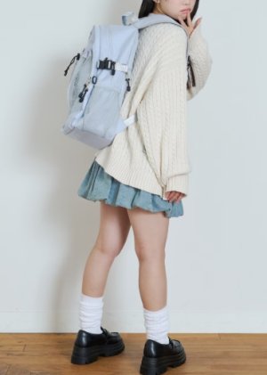 画像2: Lovetoxic  【LTXC】肩ラク30L撥水スクールリュック　  80;黒　サイズ；F (2)