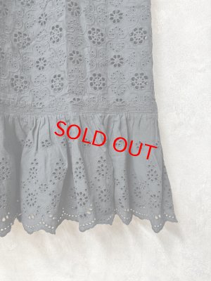 画像3: 2026春夏　FITH  　カットワークスカート　2；黒　サイズ；F (3)