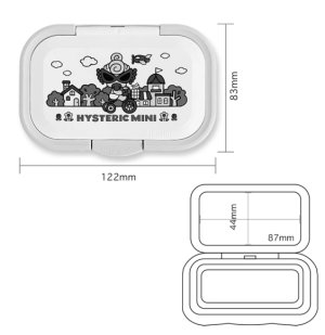 画像1: MY FIRST HYSTERIC　ビタット Bitatto HAPPY DRIVE ワンプッシュタイプ　00；ホワイト (1)