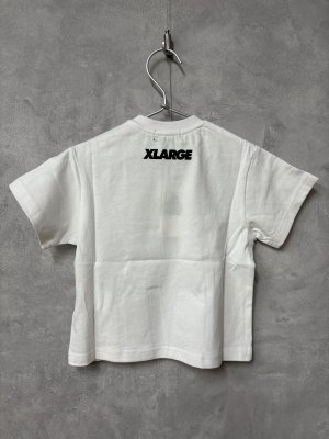 画像2: XLARGE KIDS　 スタンダードロゴ半袖Tシャツ　　01；白 (2)