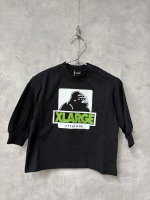 画像1: XLARGE KIDS　 OG長袖Tシャツ　80；黒 (1)