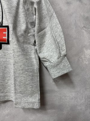 画像2: XLARGE KIDS　 OG長袖Tシャツ　85；トップグレー (2)