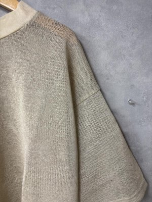 画像2: 2026SS　 Bon Vieux Temps　　シアーTシャツ　40；ベージュ　　サイズ；1 (2)