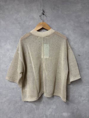 画像3: 2026SS　 Bon Vieux Temps　　シアーTシャツ　40；ベージュ　　サイズ；1 (3)