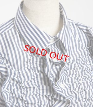 画像3: gomme 　シャーリングシャツ 　2;ネイビー　サイズ；M (3)