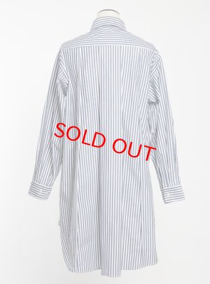 画像2: gomme 　シャーリングシャツ 　2;ネイビー　サイズ；M (2)