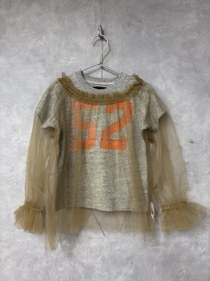 画像1: 2026春夏　GTH　 テンジクおめかし　TEE　3；グレー (1)