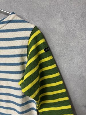 画像3: 2026春夏　DENIMDUNGAREE　ボーダーテンジク　ボートネックTEE　　91；クレイジー (3)