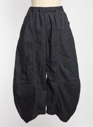 画像1: gomme 　デニムバルーンパンツ 　　2；インディゴ　サイズ；M (1)