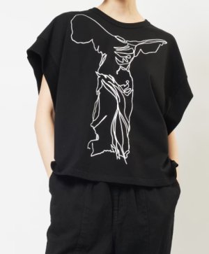 画像4: gomme 　ニケプリントＴ 　4；黒　サイズ；M (4)