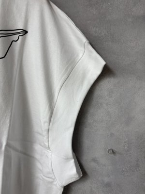 画像2: gomme 　ニケプリントＴ 　1；白　　サイズ；M (2)