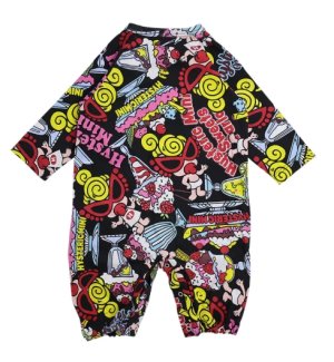 画像1: HYSTERIC MINI SWEETS PARLOR総柄 2WAYALL　　14；ブラック系　　　サイズ；F(60-70cm) (1)