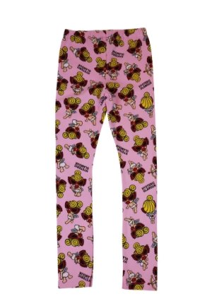 画像2: Hystericmini  ANGEL MINI総柄 10分丈レギンス　　29；ピンク系　　 (2)