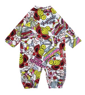 画像2: HYSTERIC MINI SWEETS PARLOR総柄 2WAYALL　　04；ホワイト系　　　サイズ；F(60-70cm) (2)