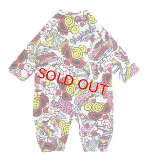 画像2: HYSTERIC MINI SWEETS PARLOR総柄 2WAYALL　　04；ホワイト系　　　サイズ；F(60-70cm) (2)