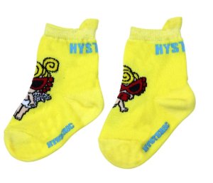画像1: ☆MY FIRST HYSTERIC  ANGEL MINI ベビーソックス　　61；レモンイエロー (1)