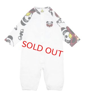 画像1: MY FIRST HYSTERIC  PANDA MINI ラグラン 2WAYALL　　00；ホワイト　サイズ；F(60-70cm) (1)