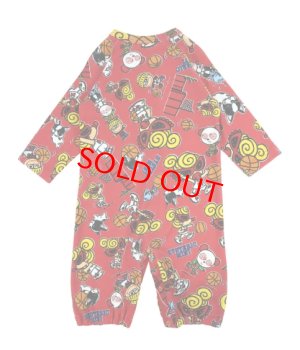画像2: MY FIRST HYSTERIC  HYSTERIC MINI HOOPS総柄 2WAYALL　　24；レッド系　　サイズ；F(60-70cm) (2)
