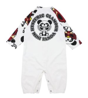 画像2: MY FIRST HYSTERIC  PANDA MINI ラグラン 2WAYALL　　00；ホワイト　サイズ；F(60-70cm) (2)