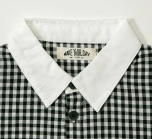 画像4: MakeYourDay　　ママとおそろいチェックとストライプのドルマンシャツ　　チェック柄 (4)