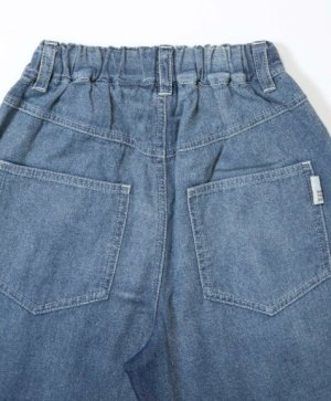 画像3: MakeYourDay　グラデーションワイドデニムパンツ(ジュニアサイズ)　　ブルー (3)